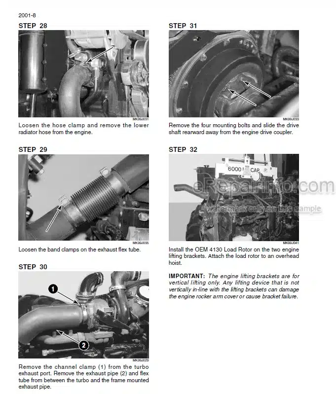 Photo 1 - Case STX275 STX325 STX375 STX425 STX450 STX500 Steiger Repair Manual Tractor 6-14443
