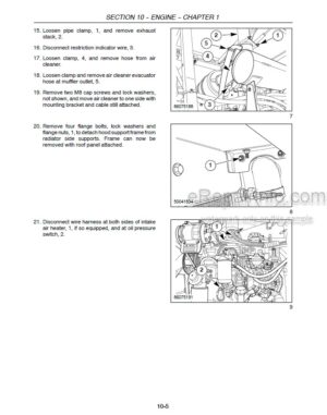 Photo 10 - Case WD1203 Repair Manual Self Propelled Windrower 87744701