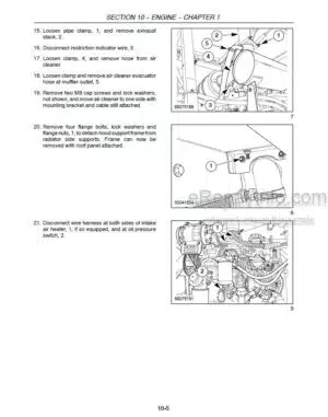 Photo 10 - Case WD1203 Repair Manual Self Propelled Windrower 87744701