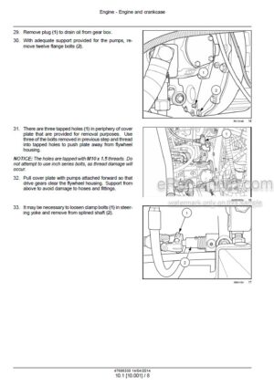 Photo 13 - Case WD1203 Series II Service Manual Self Propelled Windrower 47698330