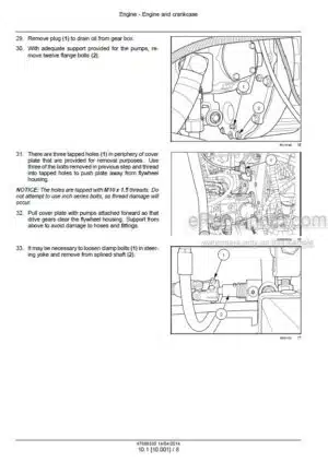 Photo 10 - Case WD1203 Series II Service Manual Self Propelled Windrower 47698330