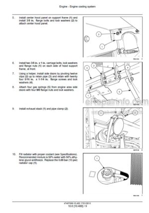 Photo 1 - Case WD1203 Service Manual Self Propelled Windrower 47487698