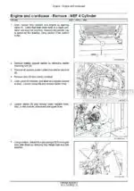 Photo 2 - Case WD1204 Tier 3 Service Manual Self Propelled Windrower 47904529