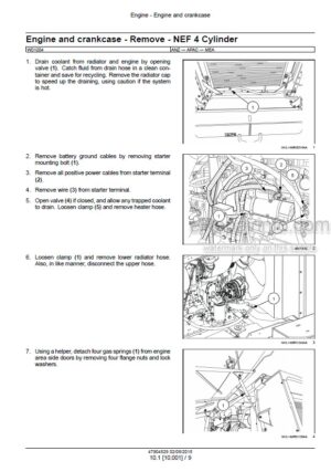 Photo 5 - Case WD1204 Tier 3 Service Manual Self Propelled Windrower 47904529