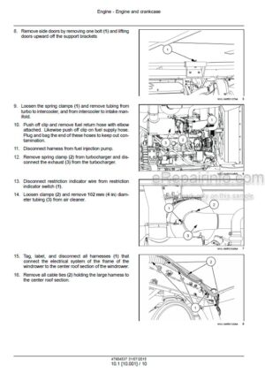 Photo 8 - Case SPX4410 Patriot Troubleshooting Manual Sprayer 87265680