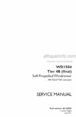 Photo 5 - Case WD1504 Tier 4B Final Service Manual Self Propelled Windrower 48126552