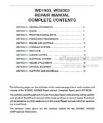 Photo 4 - Case WD1903 WD2303 Repair Manual Self Propelled Windrower 87738738