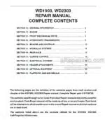 Photo 4 - Case WD1903 WD2303 Repair Manual Self Propelled Windrower 87738738