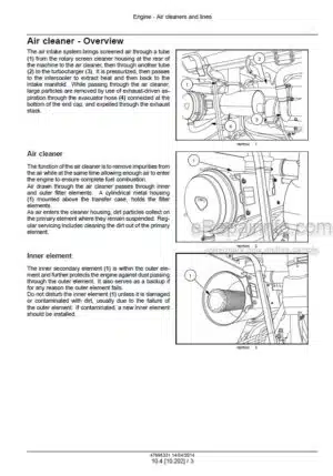 Photo 8 - Case SR130 SR150 SR175 SR200 SR220 SR250 SV185 SV250 SV300 TR270 TR320 TV380 Alpha Series Service Manual Skid Steer And Compact Track Loader 84423866