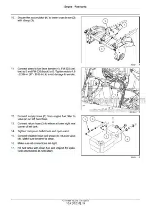 Photo 6 - Case WD1903 WD2303 Service Manual Self Propelled Windrower 47487699