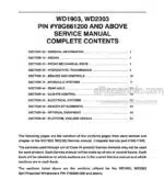 Photo 4 - Case WD1903 WD2303 Service Manual Self Propelled Windrower 84211429