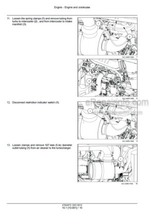 Photo 10 - Case WD2104 WD2504 Tier 4B Final Service Manual Self Propelled Windrower 47824879