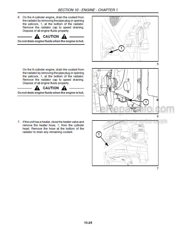 Photo 1 - Case WDX901 WDX1101 WDX1701 Repair Manual Self Propelled Windrower 86630611