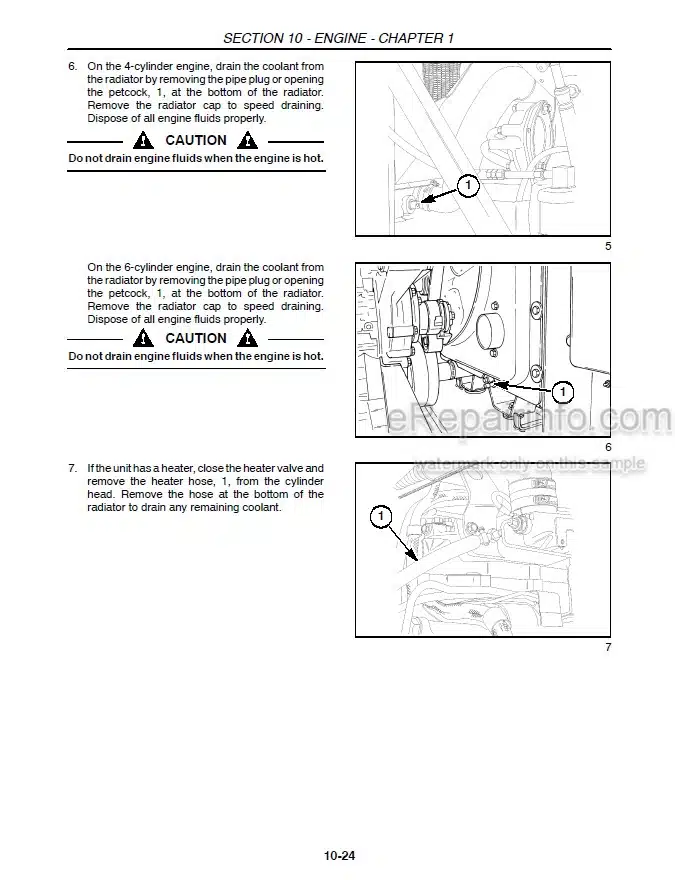 Photo 1 - Case WDX901 WDX1101 WDX1701 Repair Manual Self Propelled Windrower 86630611