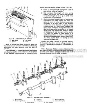 Photo 1 - David Brown 4 Cylinder Diesel Engine For 1200 990 Selematic Tractor Repair Manual 9-37121