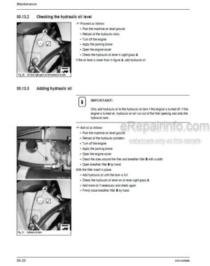 Photo 1 - Gehl 280 Service Manual All Wheel Steer Loader 918114