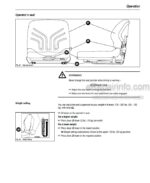 Photo 5 - Gehl 480 Operators Manual All Wheel Steer Loader 918115