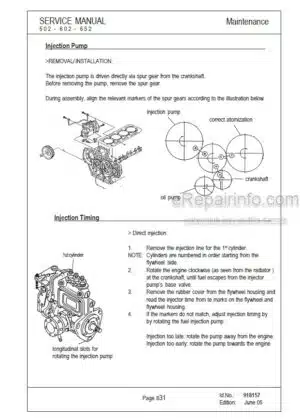 Photo 10 - Gehl 502 602 652 Service Manual Compact Excavator 918157