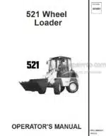 Photo 4 - Gehl 521 Operators Manual Wheel Loader 909881