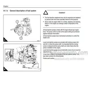 Photo 5 - Gehl 721 721T Service Manual Wheel Loader 50940188