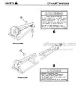 Photo 6 - Gehl 883 1083 Dynalift Series Shop Manual Telescopic Boom Forklift  907330