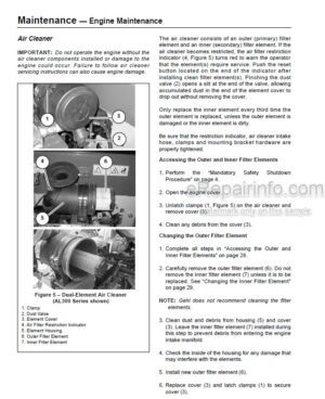 Photo 10 - Gehl AL140 AL240 AL340 Service Manual Articulated Loader 918274