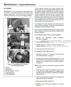 Photo 4 - Gehl AL140 AL240 AL340 Service Manual Articulated Loader 918274