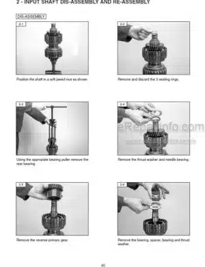 Photo 4 - Gehl CT7-23 Turbo Service Manual Telescopic Handler 913234