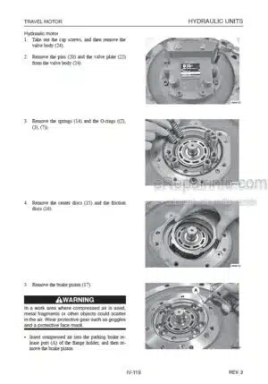 Photo 8 - Gehl Z25 250Z Service Manual Compact Excavator 50940346