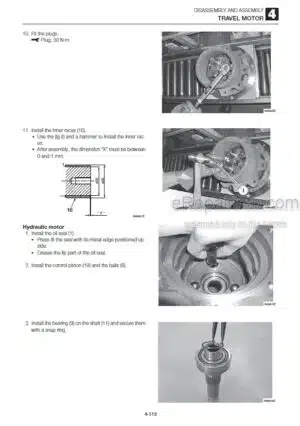 Photo 7 - Gehl Z25 250Z Service Manual Compact Excavator 50940346