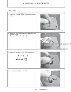 Photo 8 - Gehl M08 80M Service Manual Compact Excavator 50940518