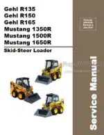 Photo 3 - Gehl R135 R150 R165 Mustang 1350R 1500R 1650R Service Manual Skid Steer Loader 50940256