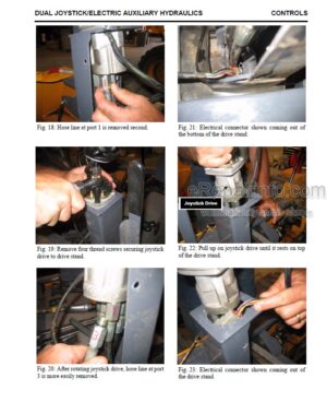 Photo 11 - Gehl SL4640E SL4840 SL5640E SL6640 Mustang 2076 2086 Service Manual Skid Steer Loaders Dual Joystick Control 917231