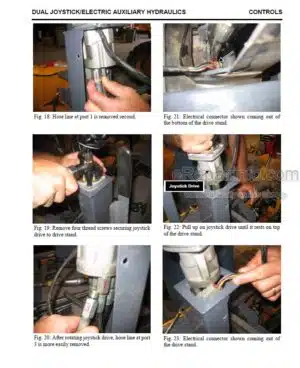 Photo 9 - Gehl SL4640E SL4840 SL5640E SL6640 Mustang 2076 2086 Service Manual Skid Steer Loaders Dual Joystick Control 917231