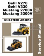 Photo 4 - Gehl V270 V330 Mustang 2700V 3300V Service Manual Skid Steer Loader 917435