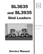 Photo 4 - Gehl SL3635 SL3935 Service Manual Skid Steer Loader 908269
