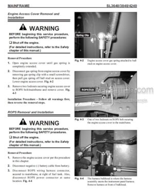 Photo 7 - Gehl V270 V330 Mustang 2700V 3300V Service Manual Skid Steer Loader 917435