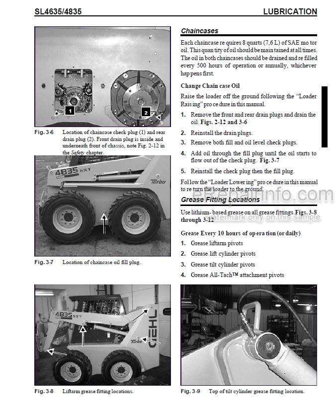 Photo 1 - Gehl SL4635 SL4835 Service Manual Skid Steer Loader 907809