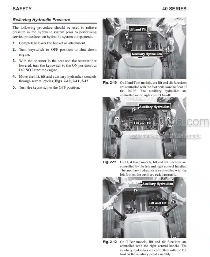 Photo 1 - Gehl SL4640 SL4840 SL5640 SL6640 Service Manual Skid Steer Loader 917002