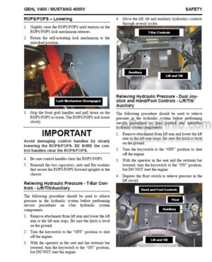 Photo 7 - Gehl Z80 GEN2 800Z NXT2 Service Manual Compact Excavator 50940326