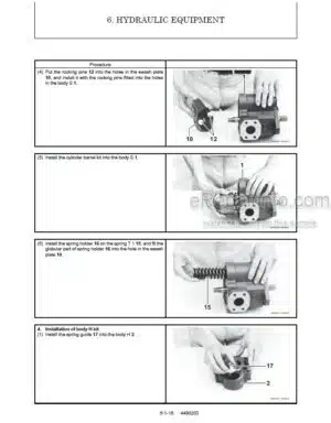 Photo 11 - Gehl Z17 GEN2 170Z NXT2 Service Manual Compact Excavator 50940307