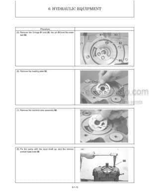 Photo 9 - Gehl SL7610 SL7710EU SL7810 Service Manual Skid Steer Loader 917033