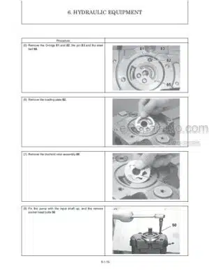 Photo 4 - Gehl Z45 450Z Service Manual Compact Excavator 50940111