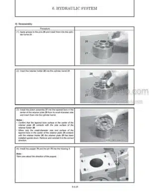 Photo 1 - Gehl Z45 GEN2 450Z NXT2 Service Manual Compact Excavator 50940272