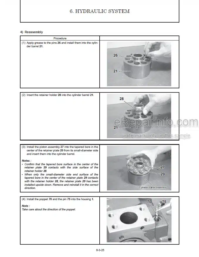 Photo 1 - Gehl Z45 GEN2 450Z NXT2 Service Manual Compact Excavator 50940272