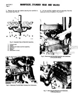 Photo 13 - International 1 60 2A 123 135 135B 153 146 4 169 175 6 264 281 9  Series Service Manual 4 Cylinder Carburated Engine ISS10391