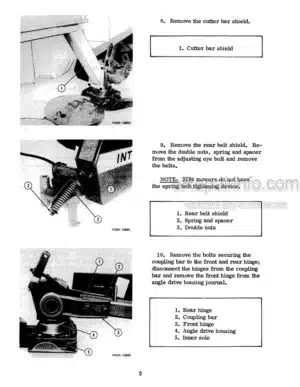 Photo 10 - International 3104 3105 3106 Service Manual Rotary Mower GSS-1494