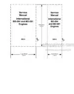 Photo 4 - International BD264 BD281 Service Manual Engine SM13