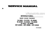 Photo 4 - International D-155 D-179 D-206 D-239 D-249 D-268 D-310 D-358 DT-239 DT-358 DT-402 Service Manual Basic Diesel Engines 1091624R2