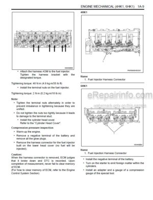 Photo 13 - Isuzu 4HK1 6HK1 Service Manual Engine 9-44060